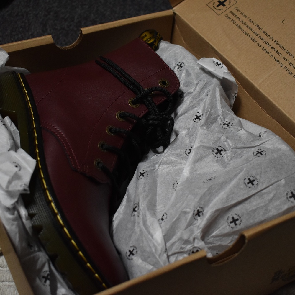 Women's Dr. Martens Luana Cherry Red